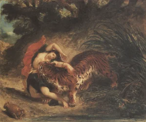 Indù, sbranata da una tigre